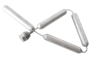 Anoda łańcuchowa skręcana 33x3 elementy G1 1/4'' typ K